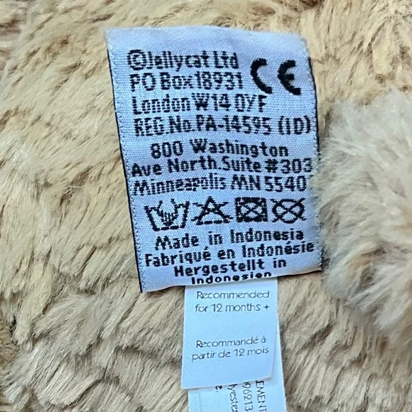 Jellycat Bashful Lion Plush Stuffed Animal 10” Soft Tan Gold Lovey Toy - Picture 8 of 10